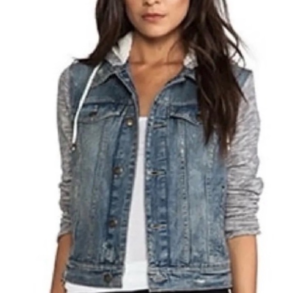 Free People Blue Denim Jacket - Picture 7 of 7